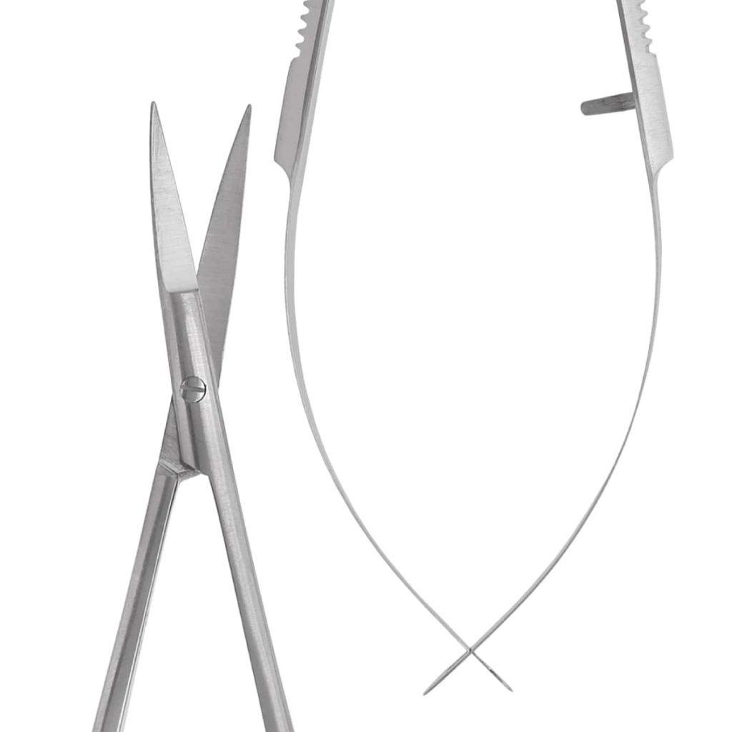 Forbici Microchirurgiche Castroviejo DDP Acciaio Inox - Punta Affilata Autoclavabili 7"